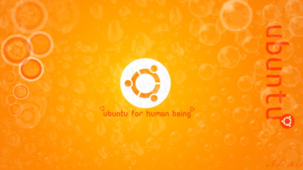 ubuntu wallpaper desktop1 600x337 Wallpaper e sfondi desktop dedicati ad Ubuntu Linux